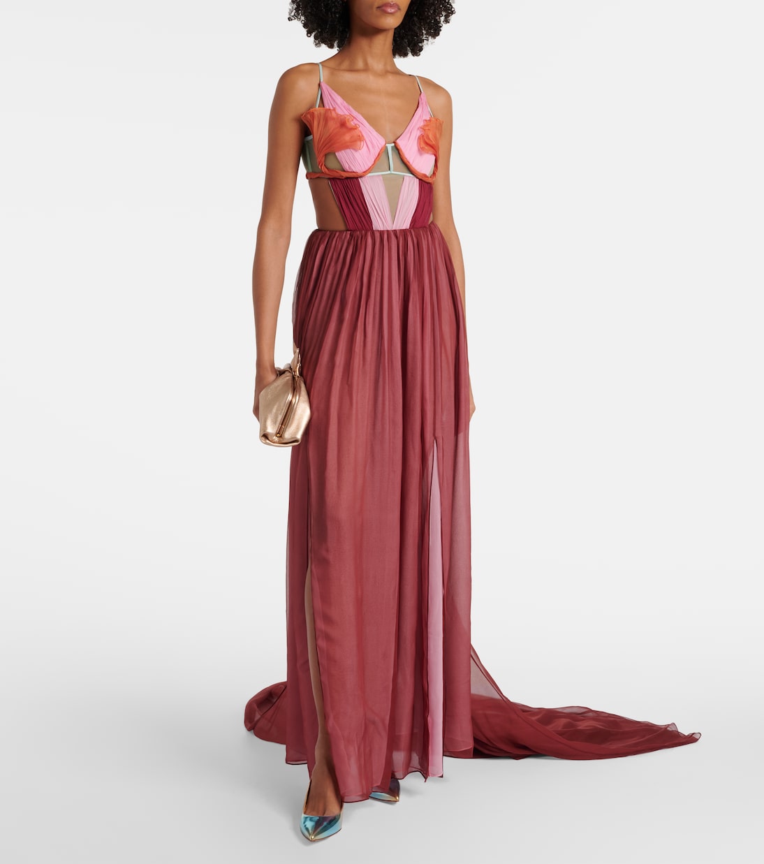 Hot Chick 70 leather slingback pumps | Christian Louboutin