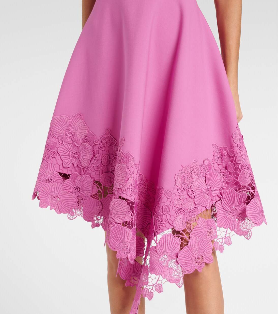 Midikleid mit Spitze | Oscar de la Renta