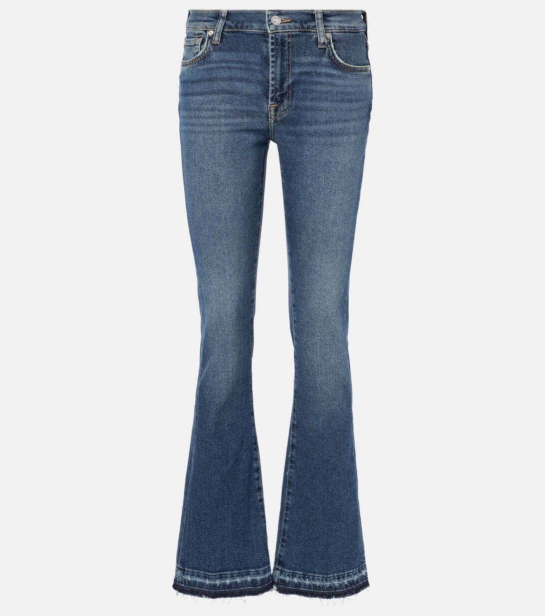 Jean Bootcut Tailorless à taille mi-haute | 7 For All Mankind