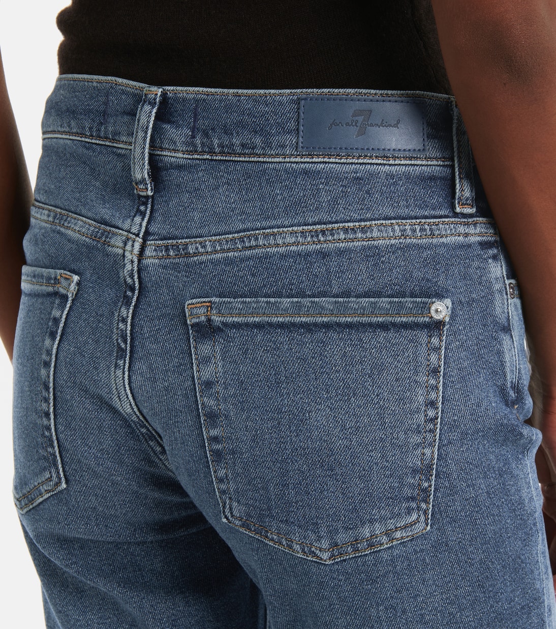 Jean Bootcut Tailorless à taille mi-haute | 7 For All Mankind