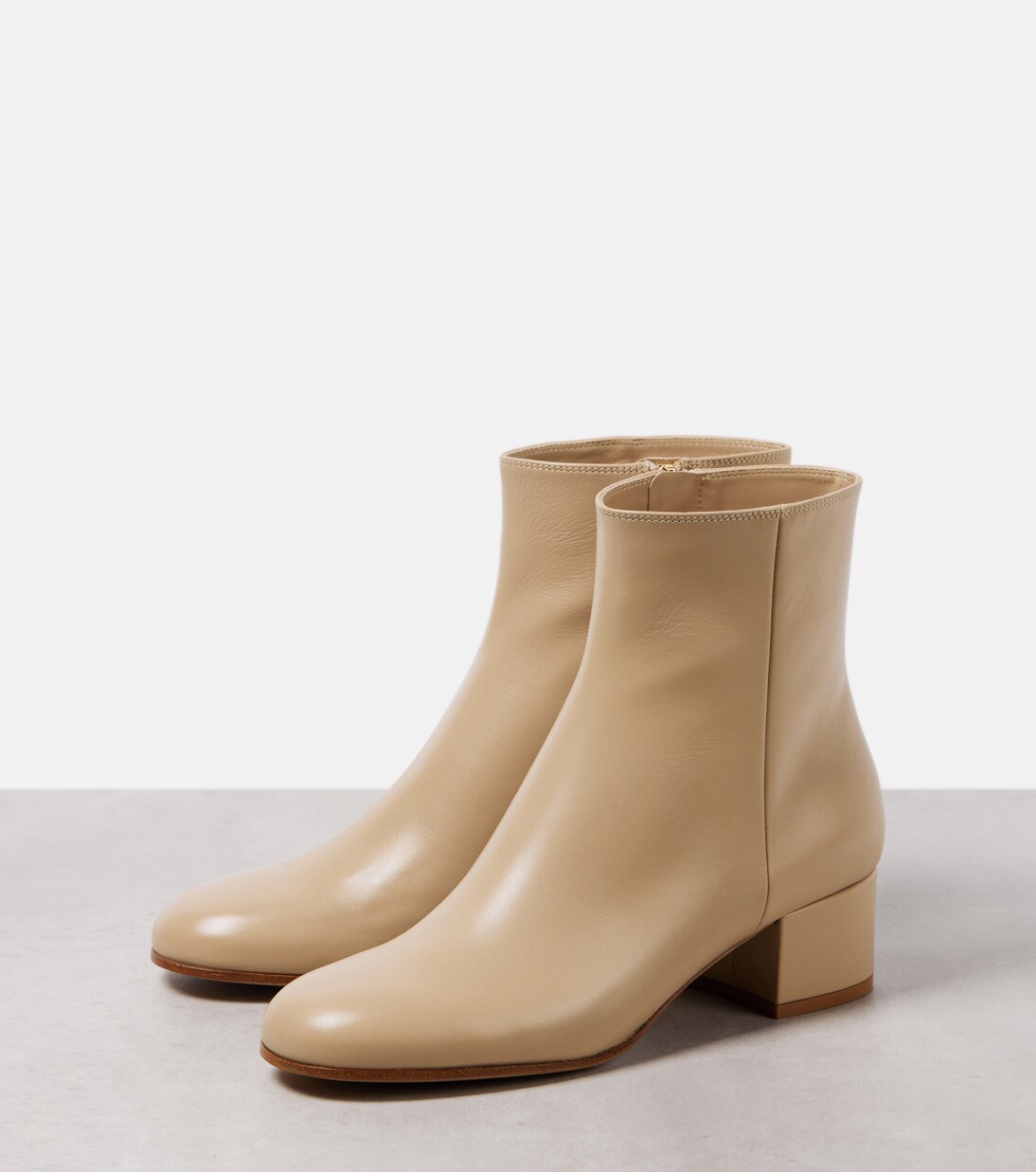 Joelle 45 leather ankle boots | Gianvito Rossi