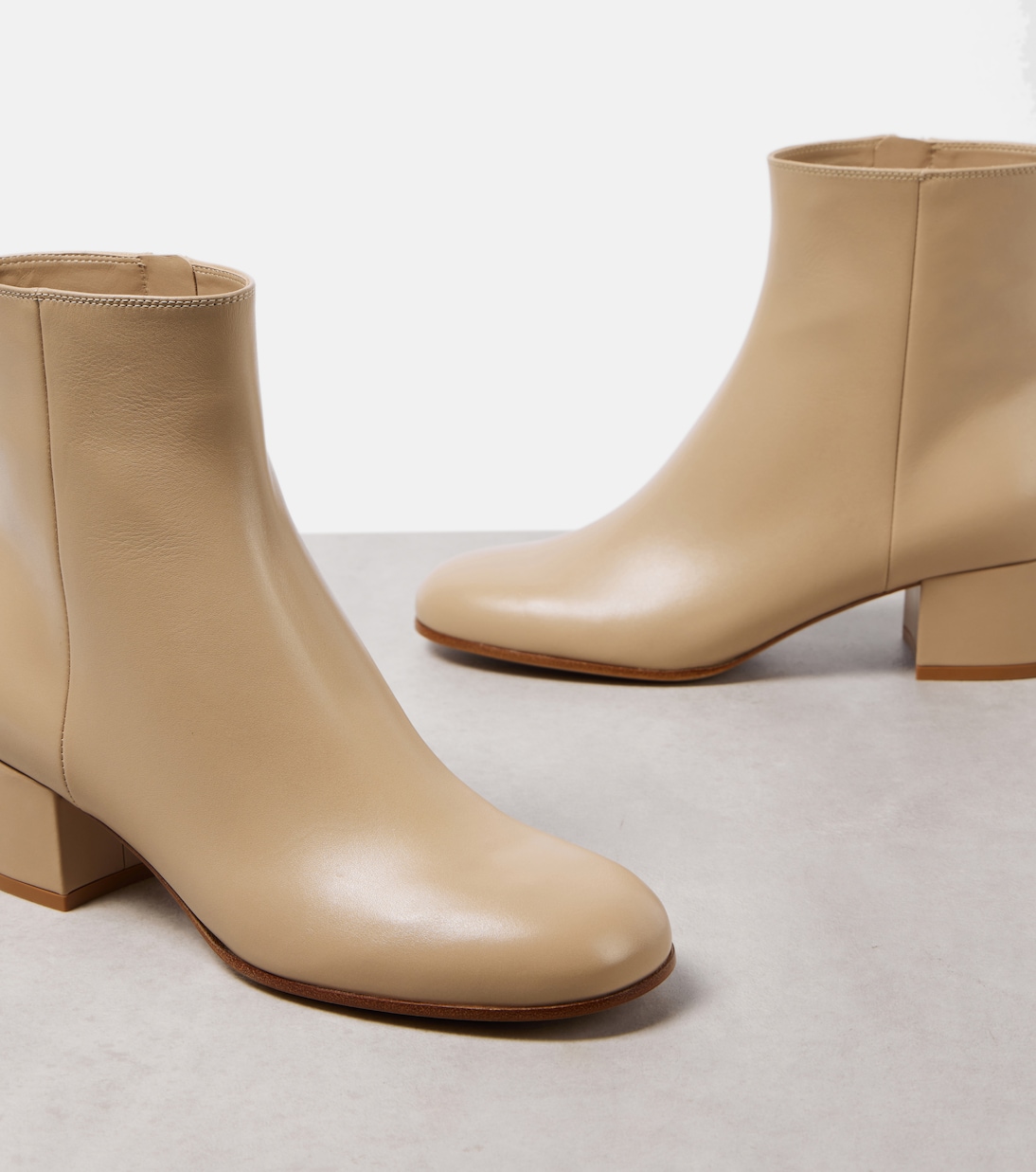 Joelle 45 leather ankle boots | Gianvito Rossi