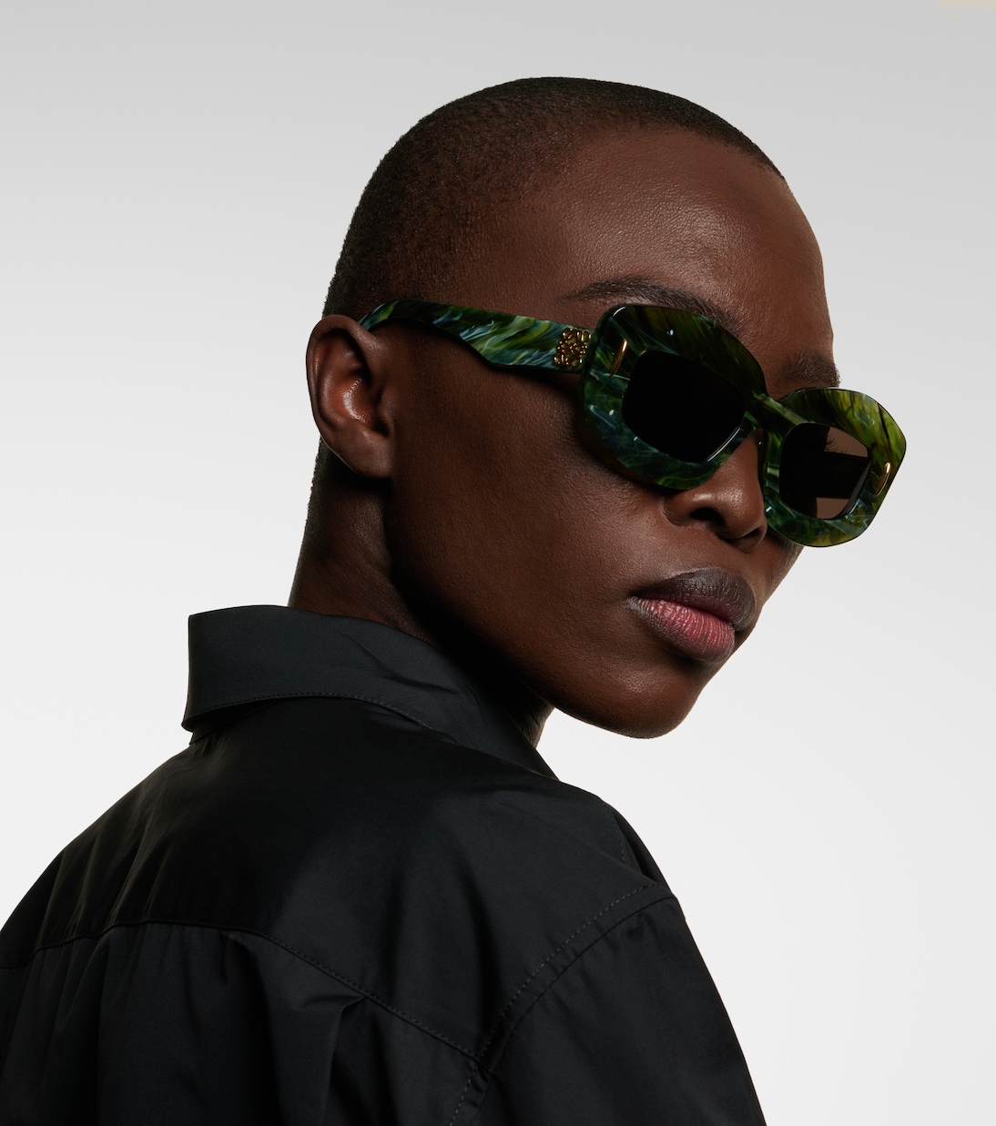 Screen Anagram rectangular sunglasses | Loewe