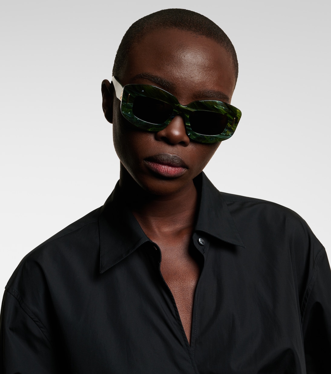 Screen Anagram rectangular sunglasses | Loewe