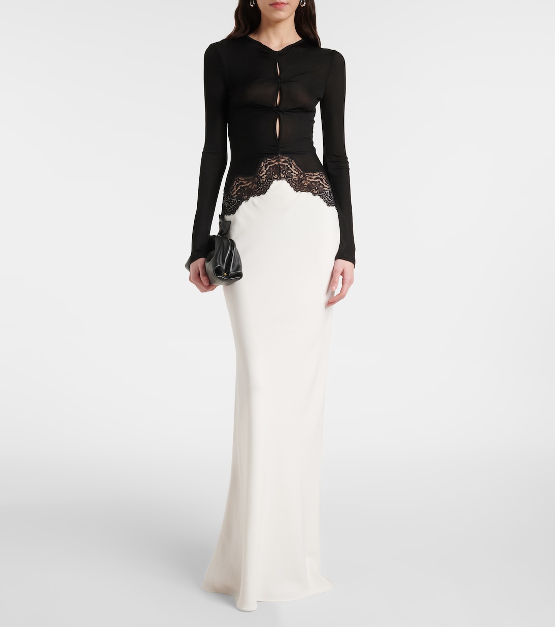 Lace-trimmed maxi dress | Christopher Esber