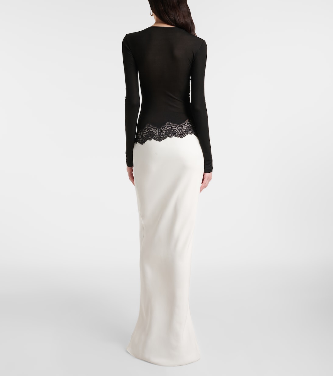 Lace-trimmed maxi dress | Christopher Esber