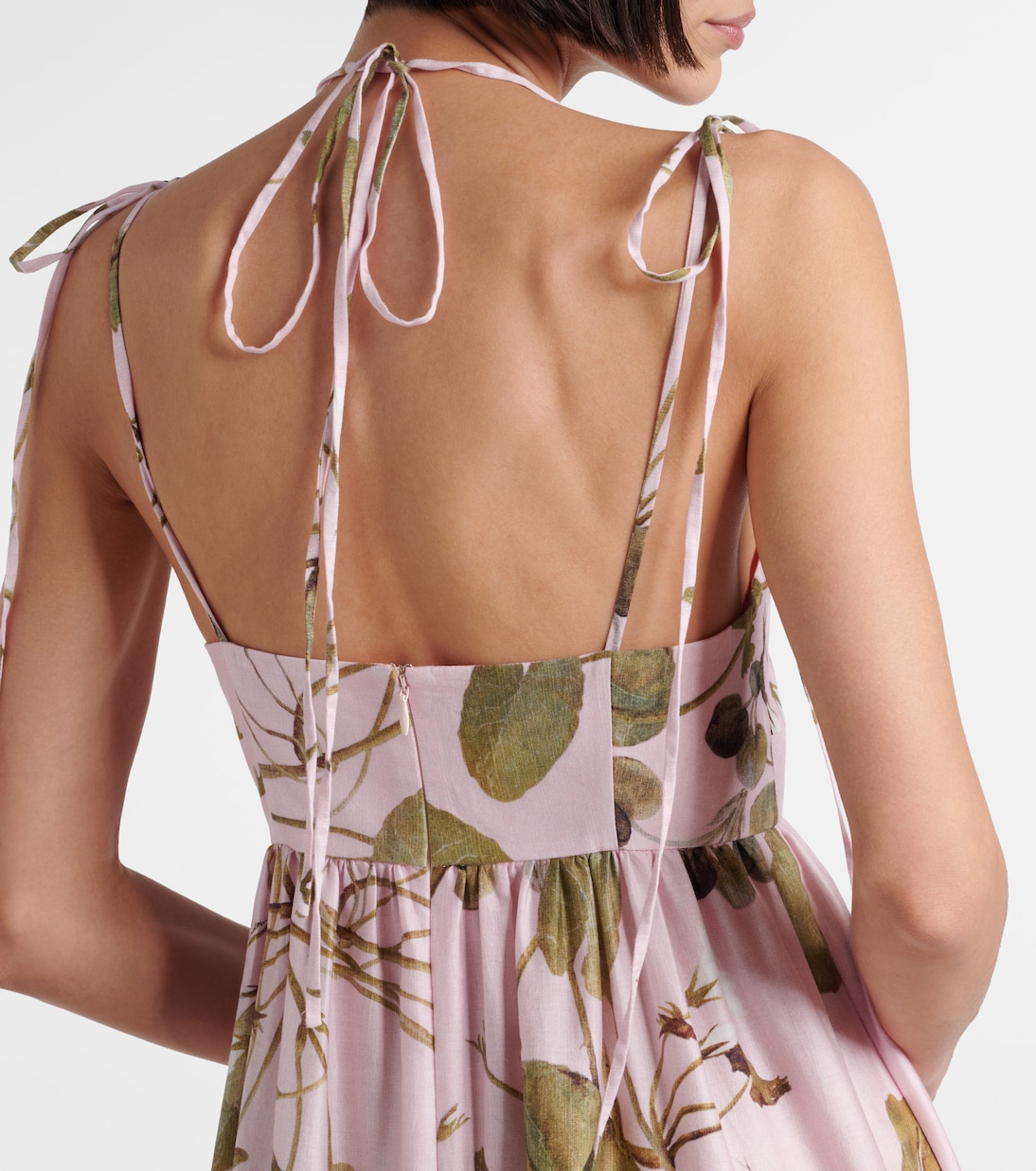 Bedrucktes Midikleid aus Baumwolle | Erdem