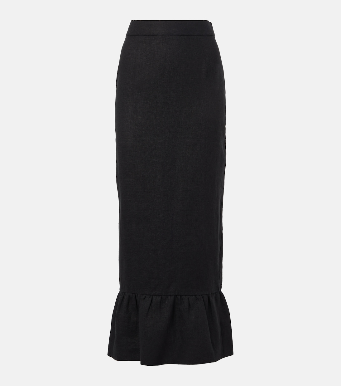 Matilda 티어드 리넨 펜슬 스커트 | Posse