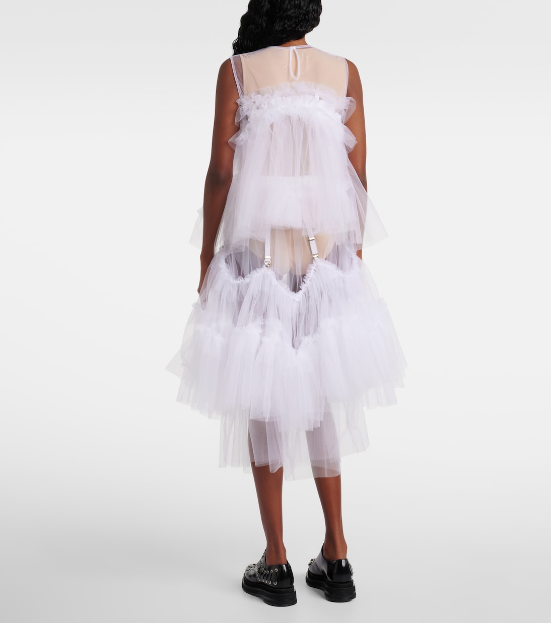 Top aus Tüll | Noir Kei Ninomiya