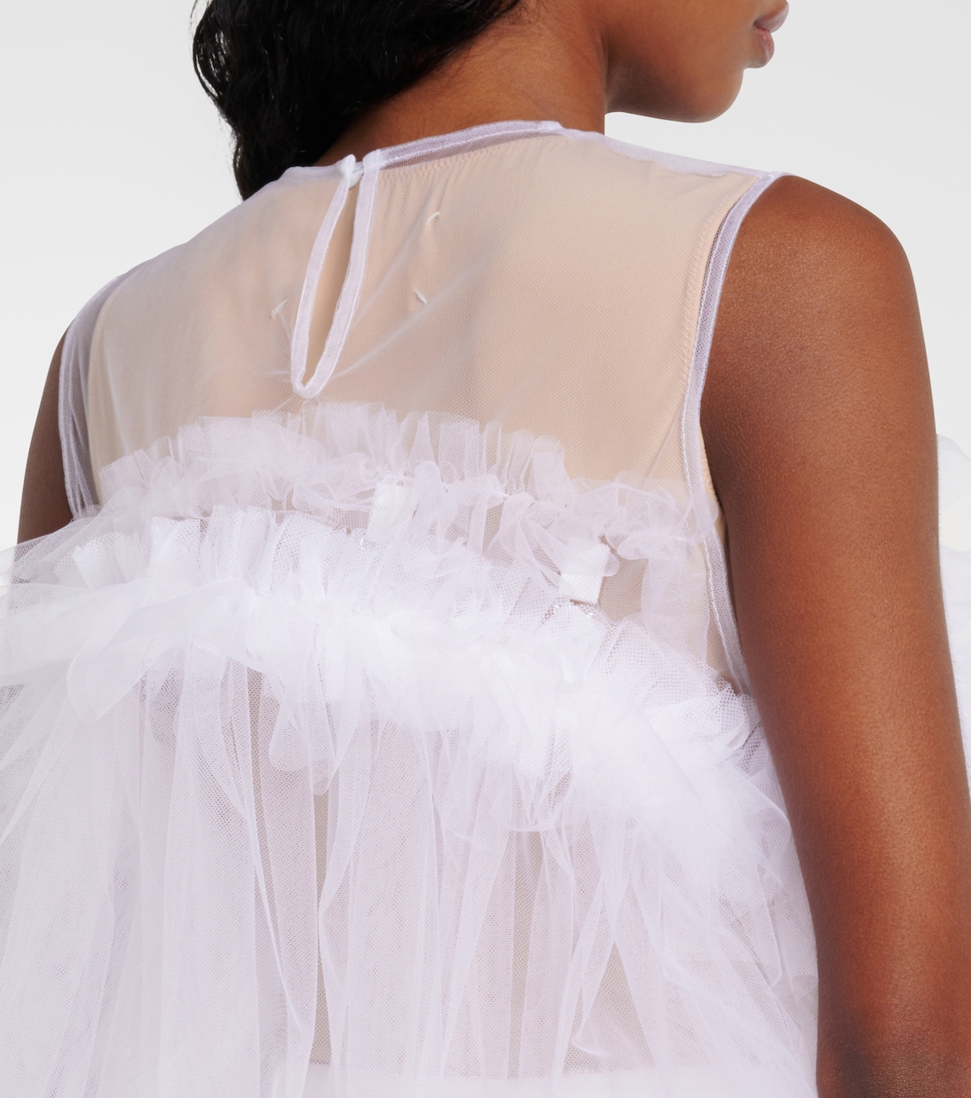 Top aus Tüll | Noir Kei Ninomiya