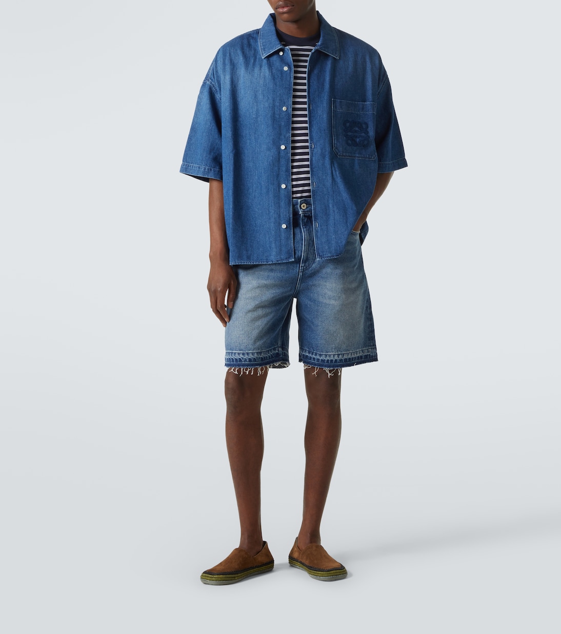 Paula's Ibiza denim shorts | Loewe