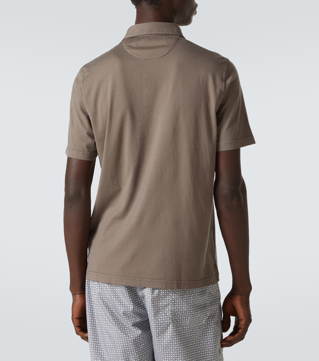 Polohemd Zero aus Baumwoll-Jersey | Fedeli