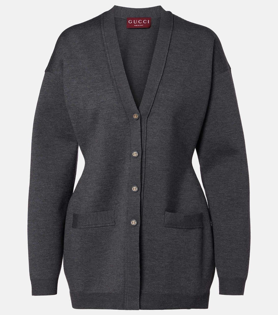 Cardigan Double G aus einem Wollgemisch | Gucci