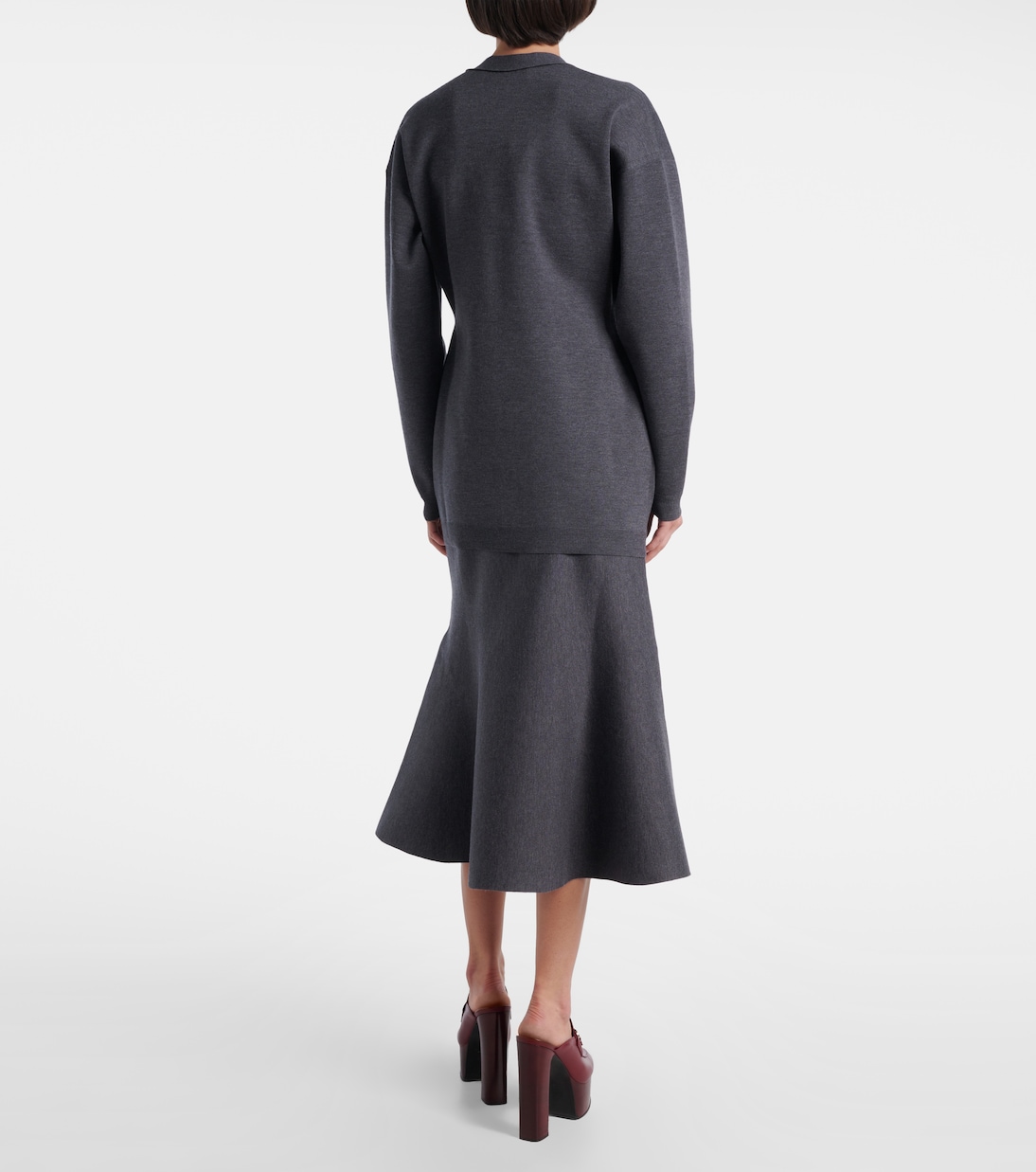 Cardigan Double G aus einem Wollgemisch | Gucci