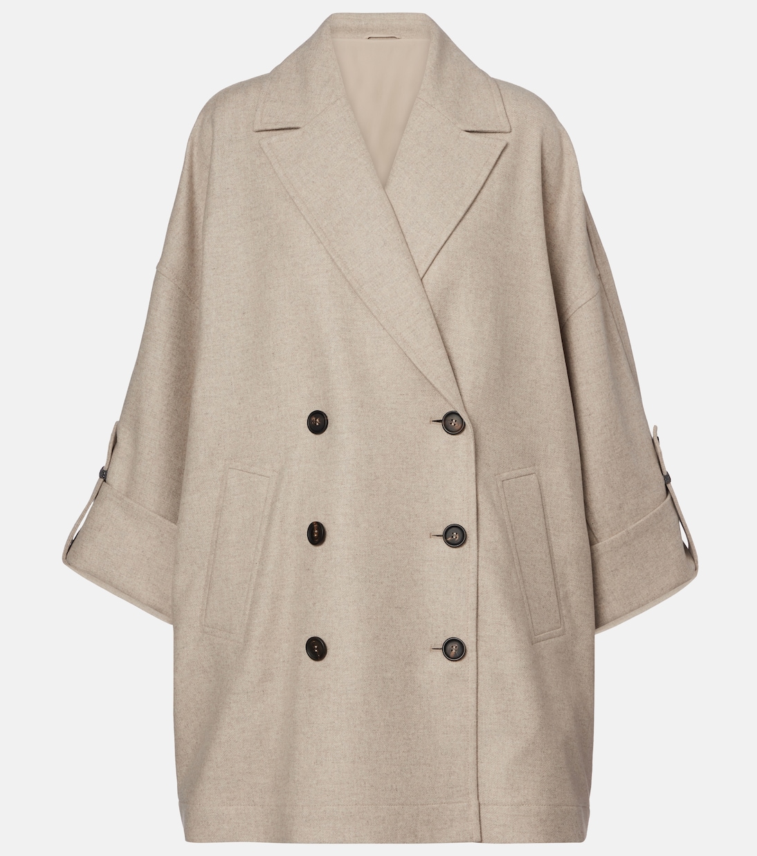 Oversized wool coat | Brunello Cucinelli