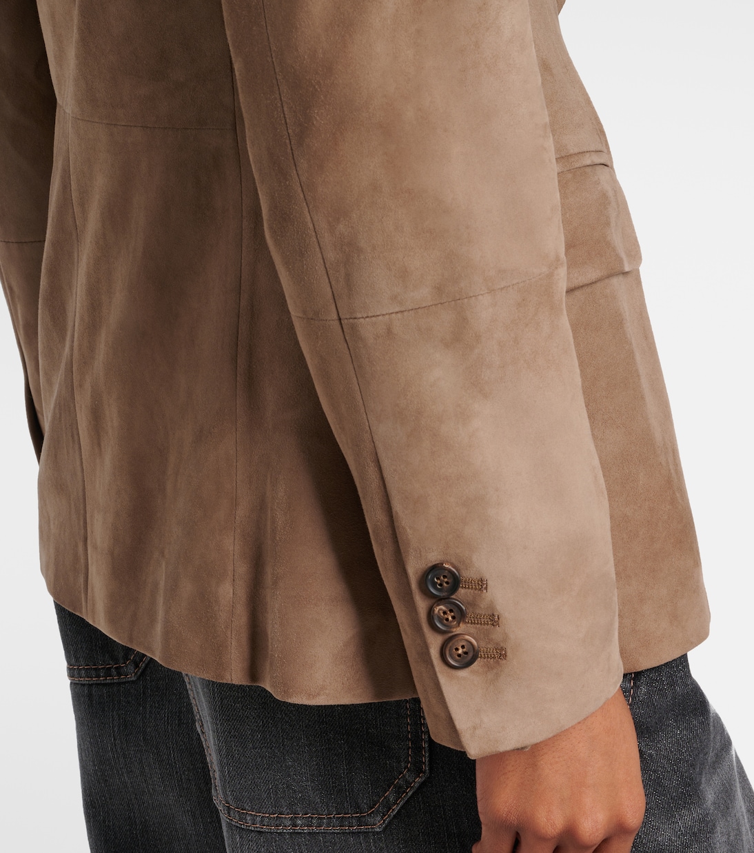 Blazer aus Veloursleder | Brunello Cucinelli