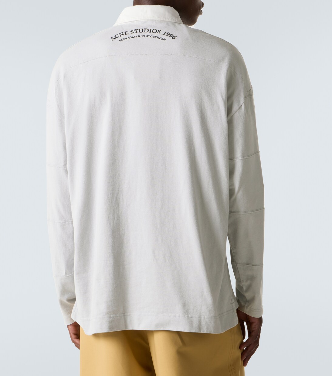 Polo de algodón con logo | Acne Studios