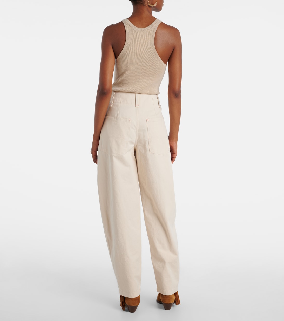 Oumaya barrel-leg jeans | Isabel Marant