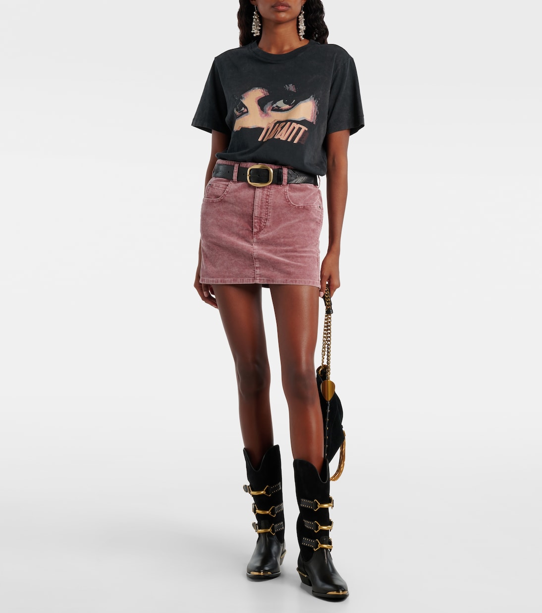 Minifalda Olinda de pana de algodón | Marant Etoile