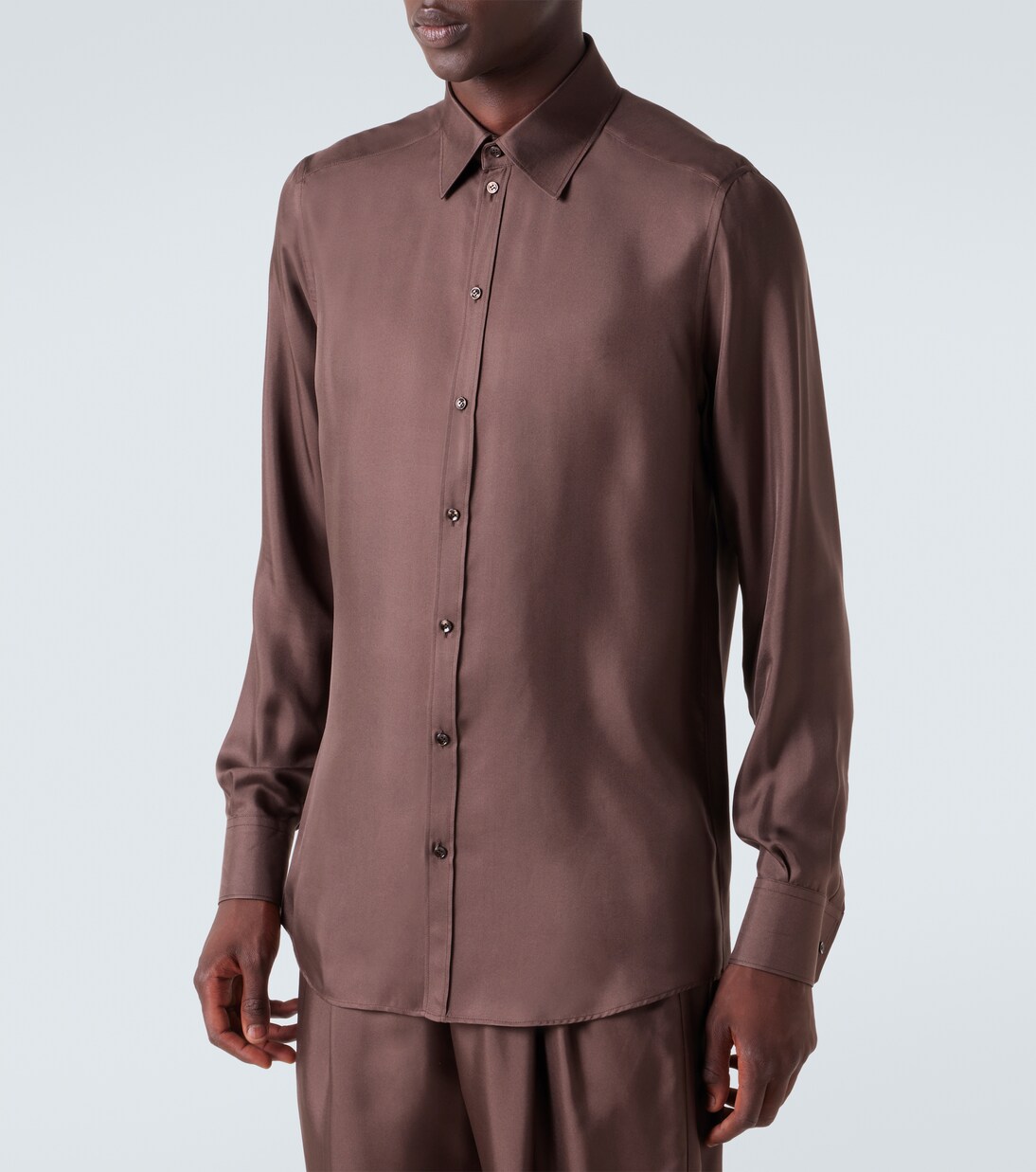 Hemd aus Seiden-Twill | Dolce&Gabbana