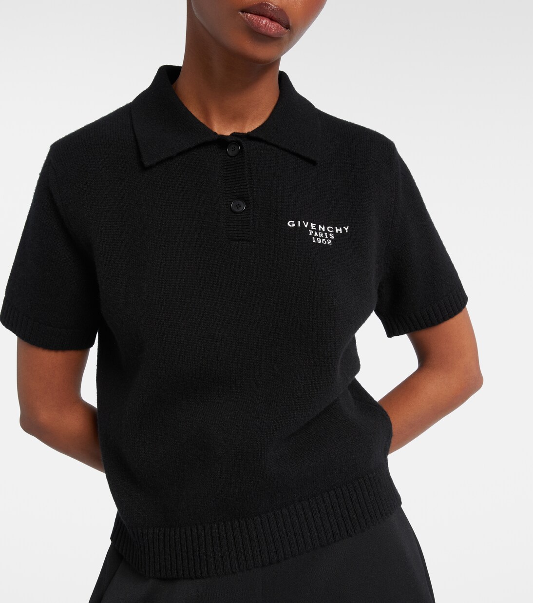 Wool and cashmere polo sweater | Givenchy