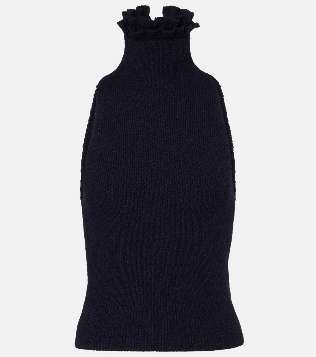 Wool and silk-blend turtleneck top | Alaïa