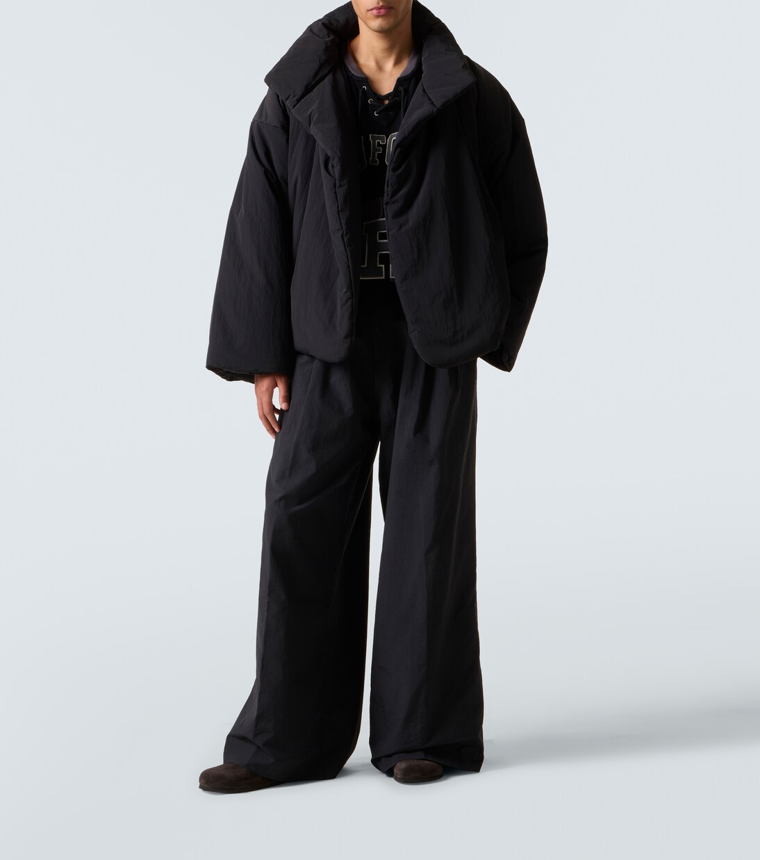 Pleated wide-leg pants | ERL