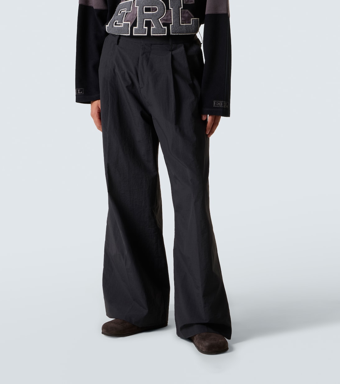 Pleated wide-leg pants | ERL