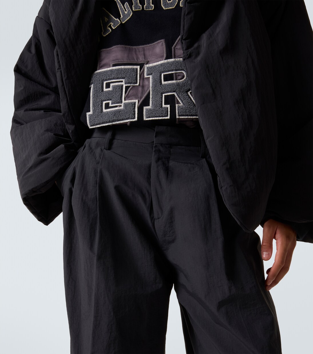 Pleated wide-leg pants | ERL