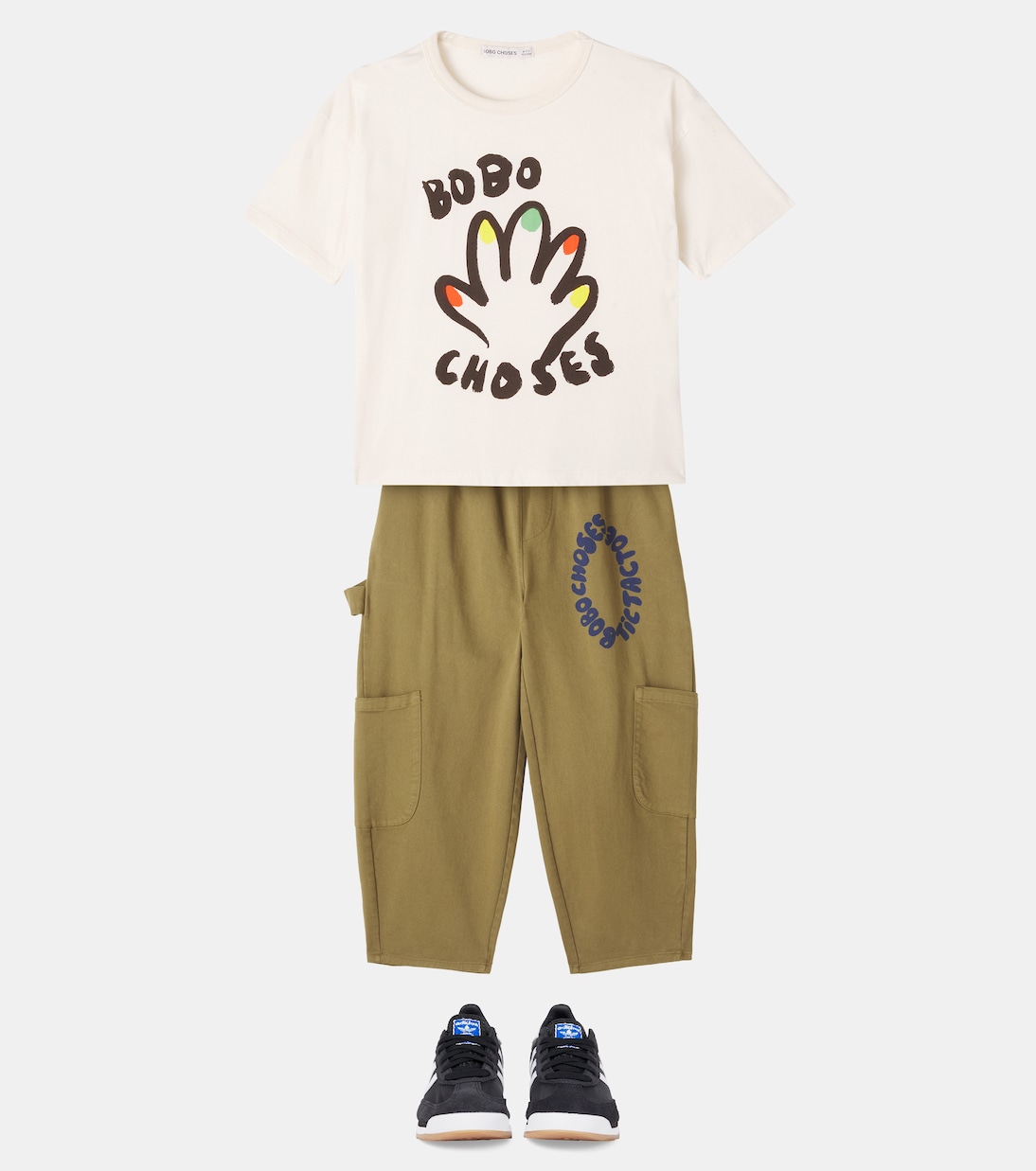 Printed cotton jersey T-shirt | Bobo Choses