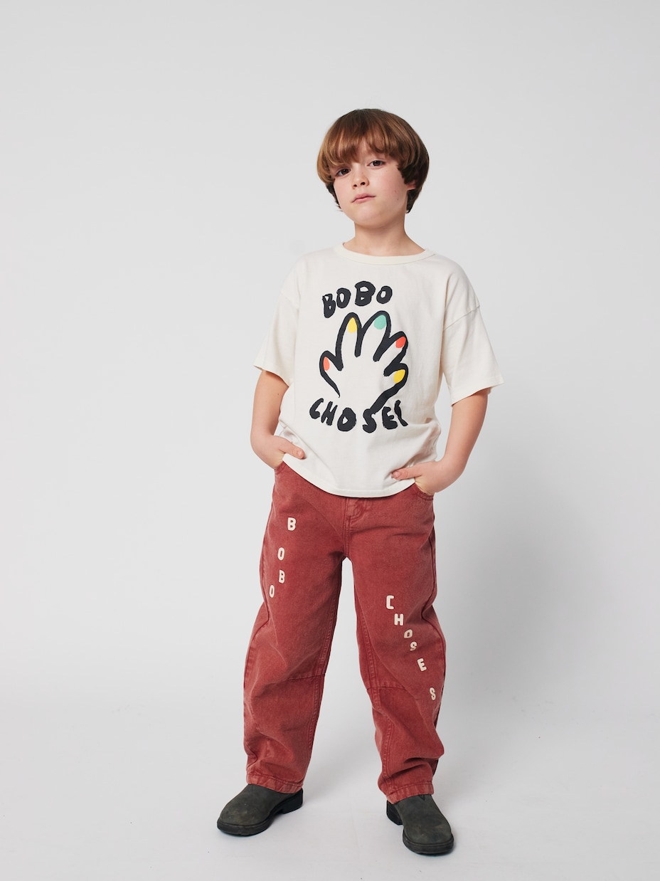 Printed cotton jersey T-shirt | Bobo Choses