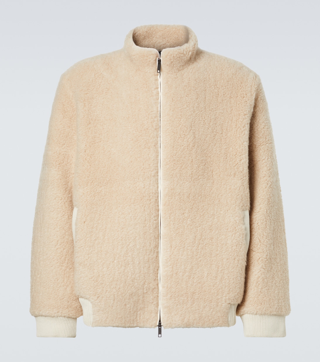 Jacke T-Bird aus Kaschmir mit Smaragd | God's True Cashmere