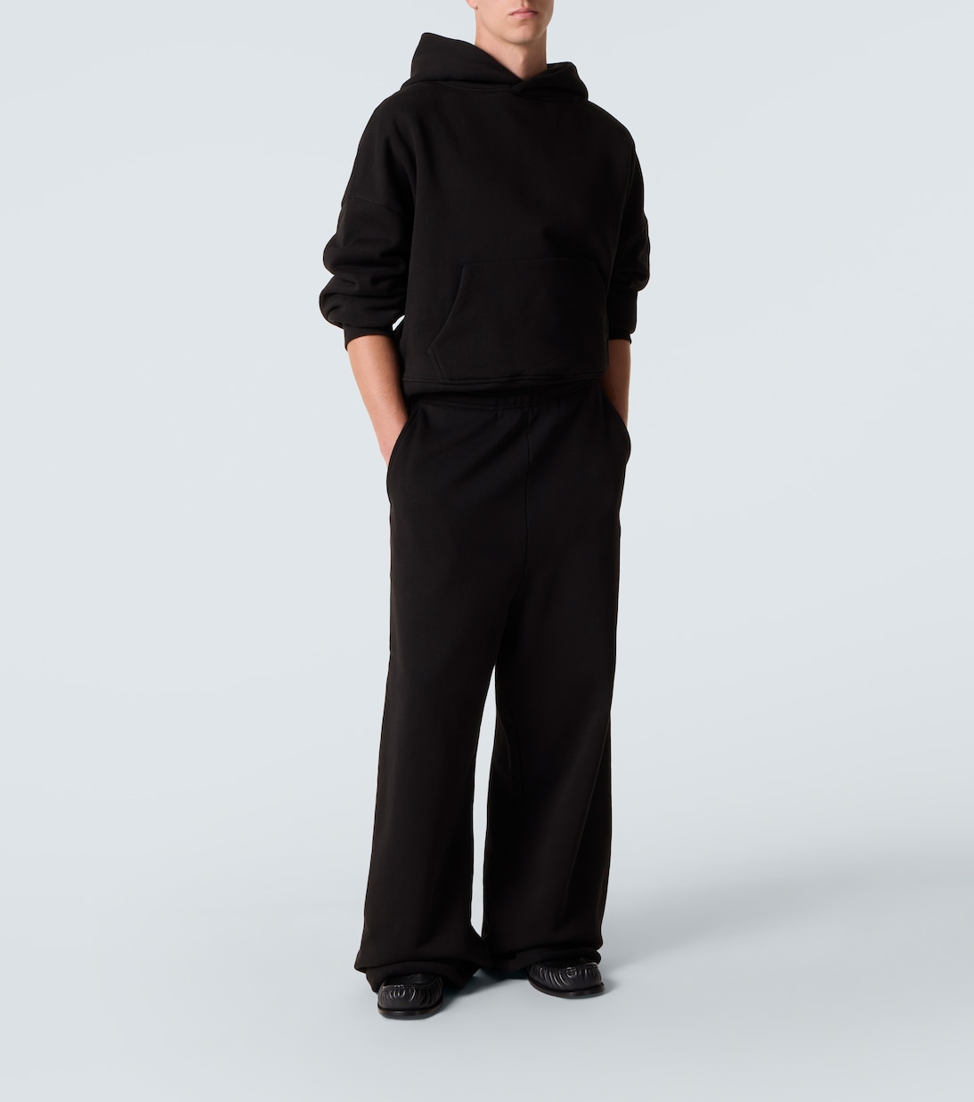 Oversized cotton jersey hoodie | Entire Studios