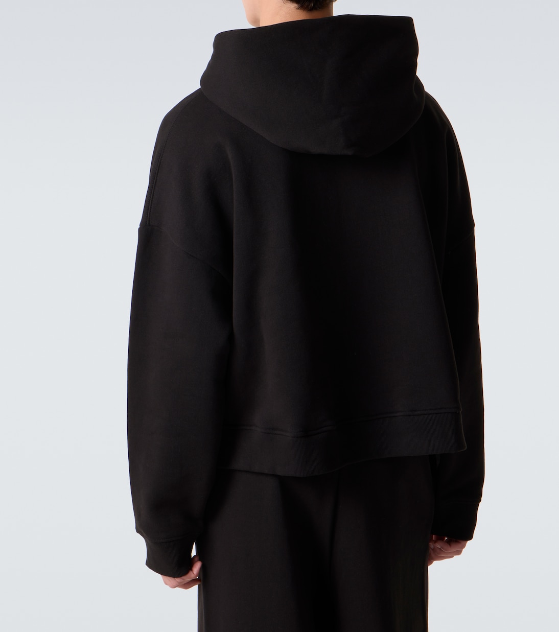 Oversized cotton jersey hoodie | Entire Studios