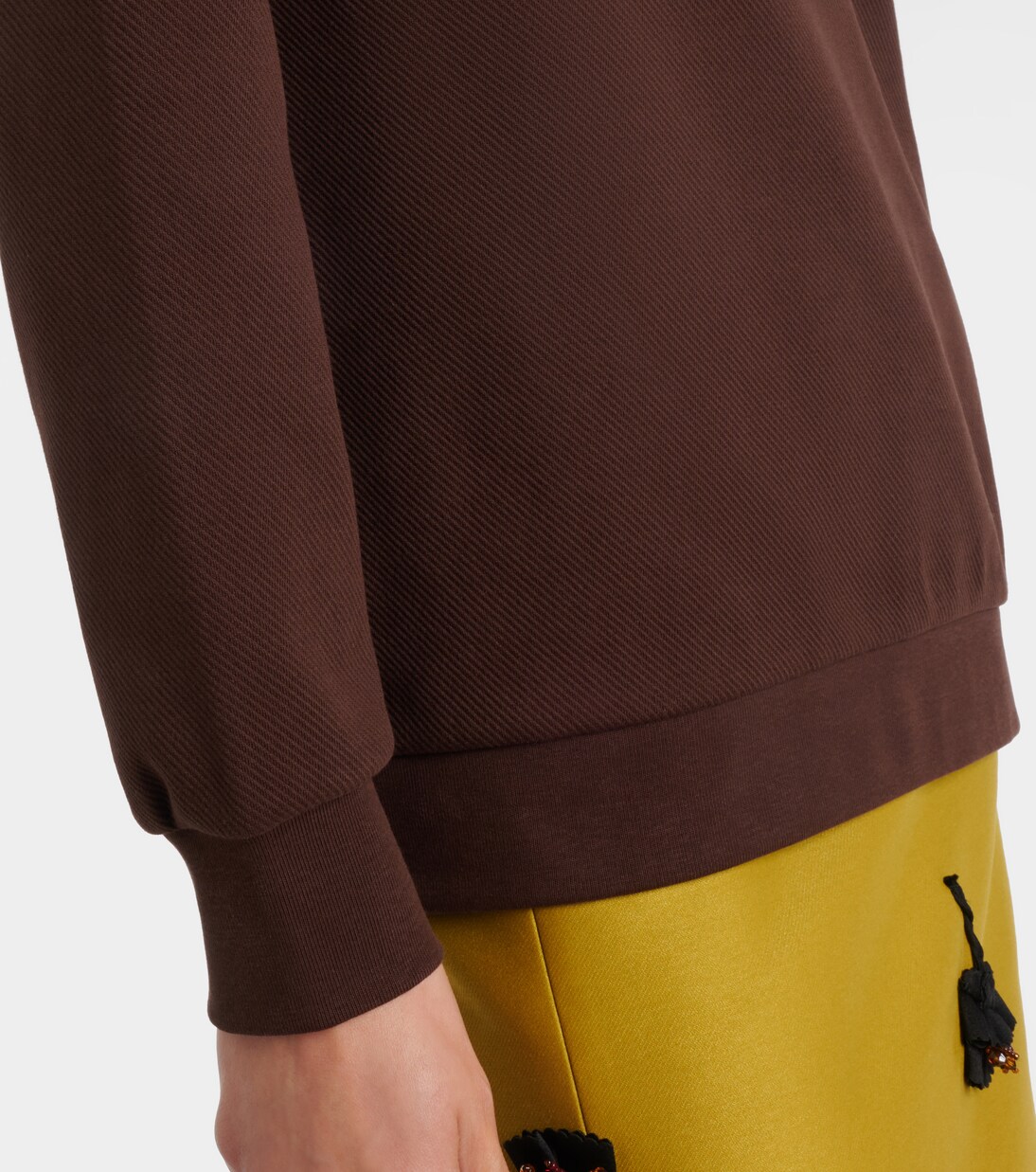 Sweatshirt aus einem Baumwollgemisch | Shushu/Tong