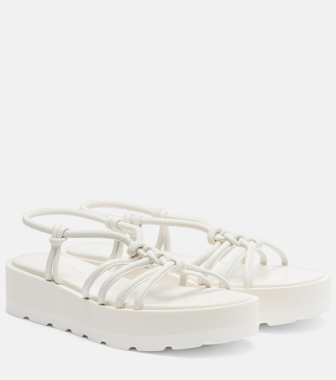 Plateausandalen Hebe aus Leder | Gianvito Rossi