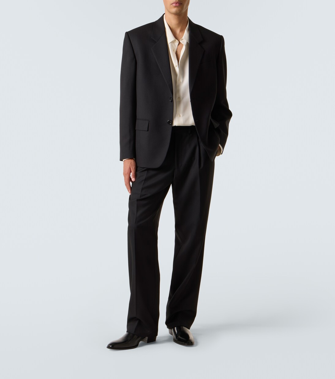 Wool gabardine blazer | Saint Laurent