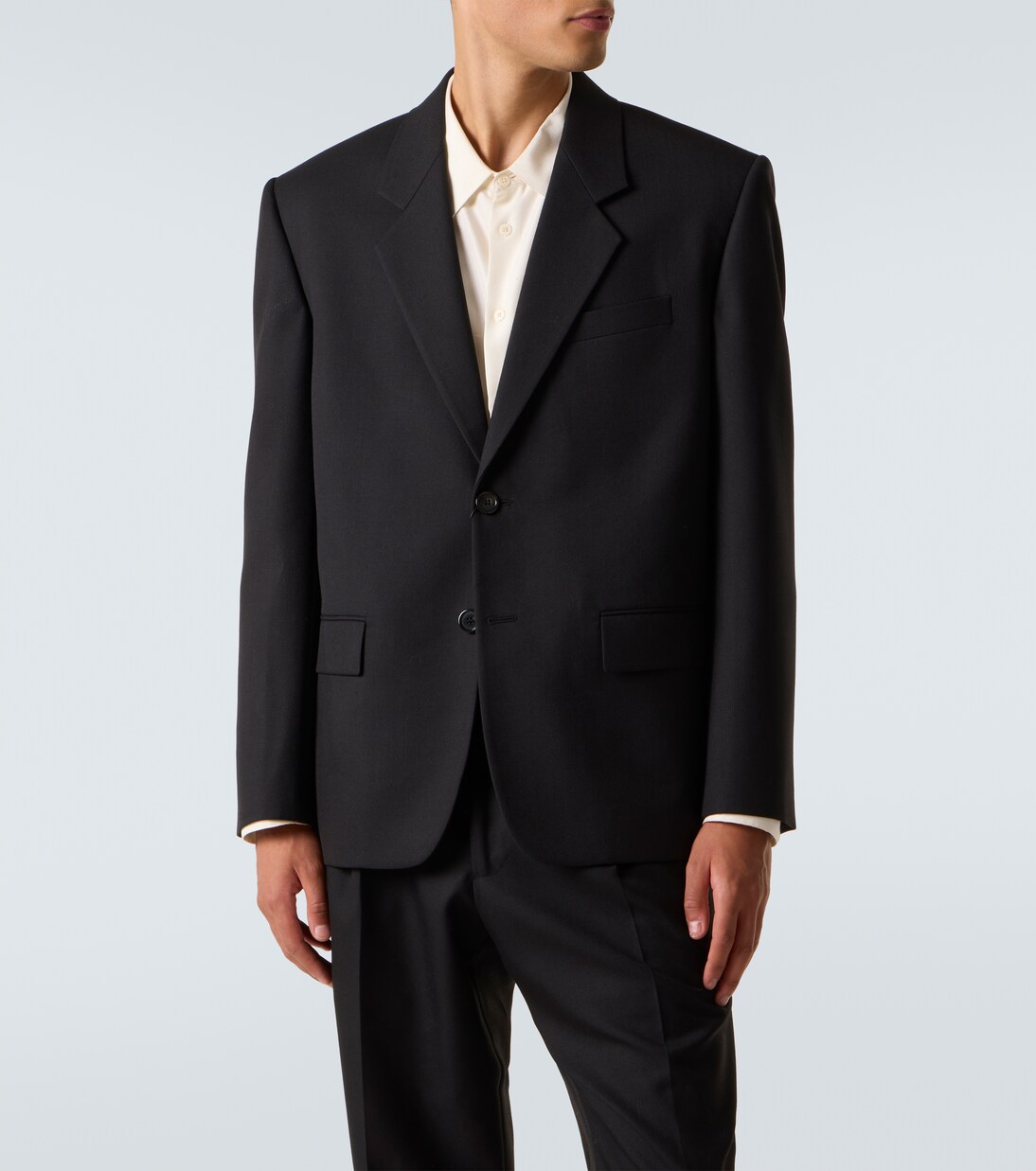Wool gabardine blazer | Saint Laurent