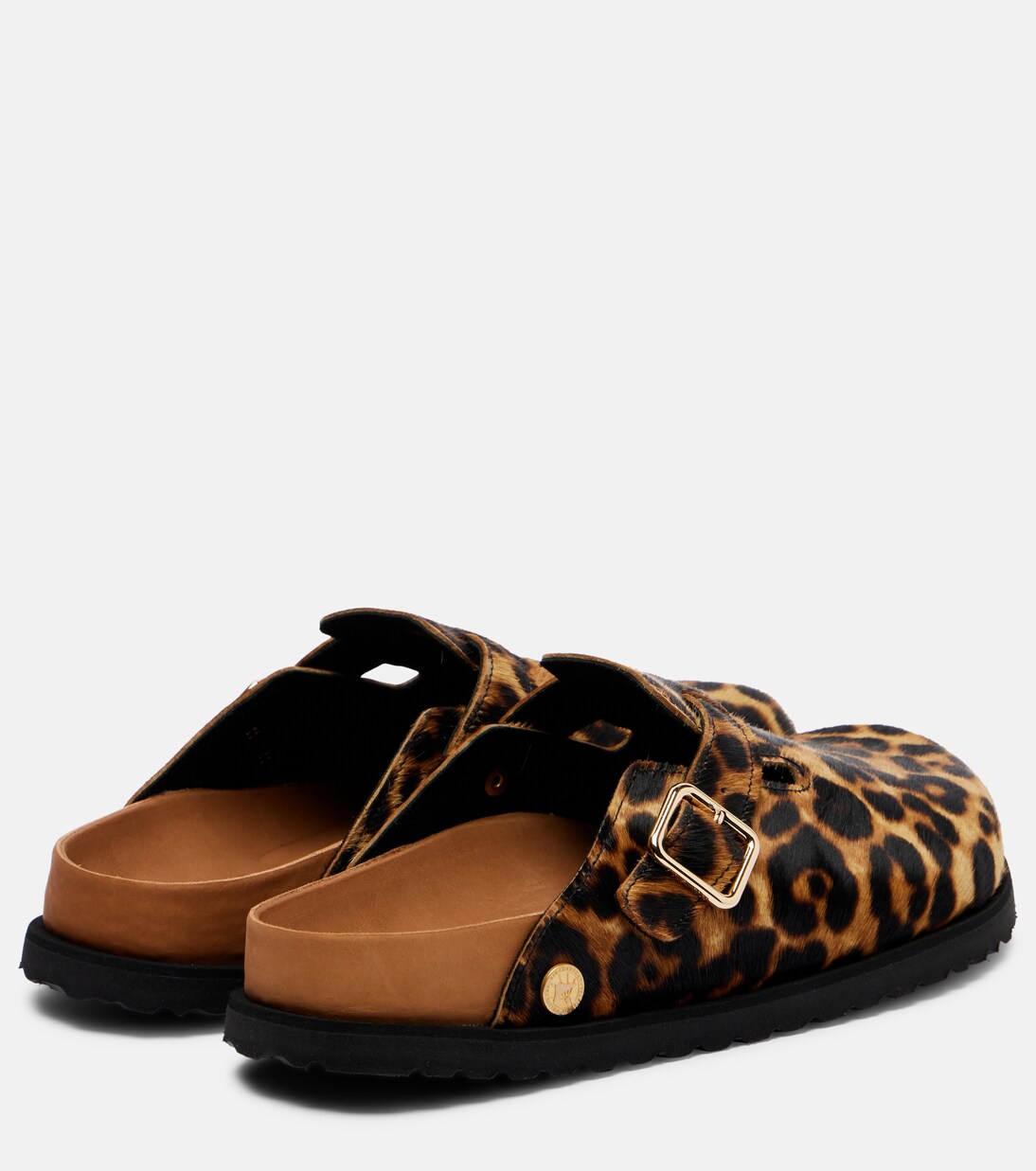 Boston leopard-print calf hair clogs | Birkenstock 1774