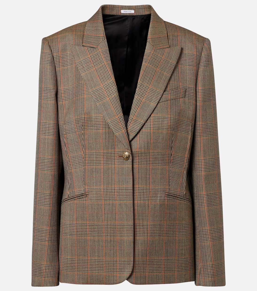 Blazer Country Check aus Wolle | McQueen