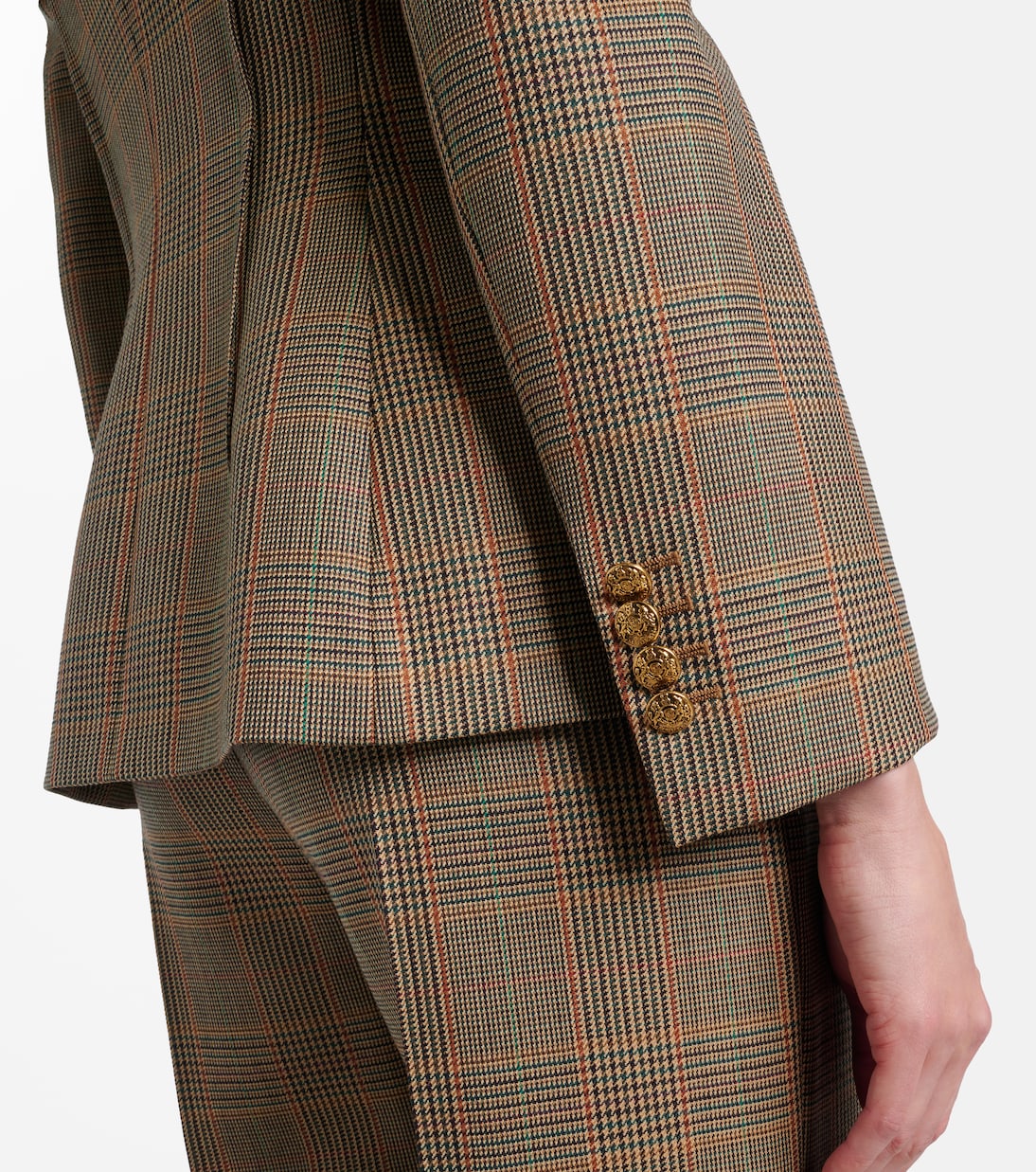 Blazer Country Check aus Wolle | McQueen