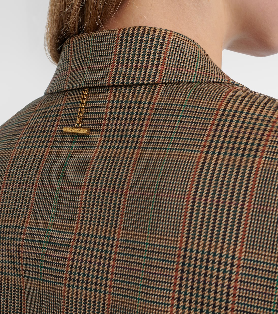 Blazer Country Check aus Wolle | McQueen