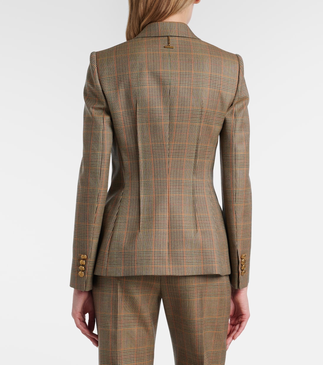 Blazer Country Check aus Wolle | McQueen