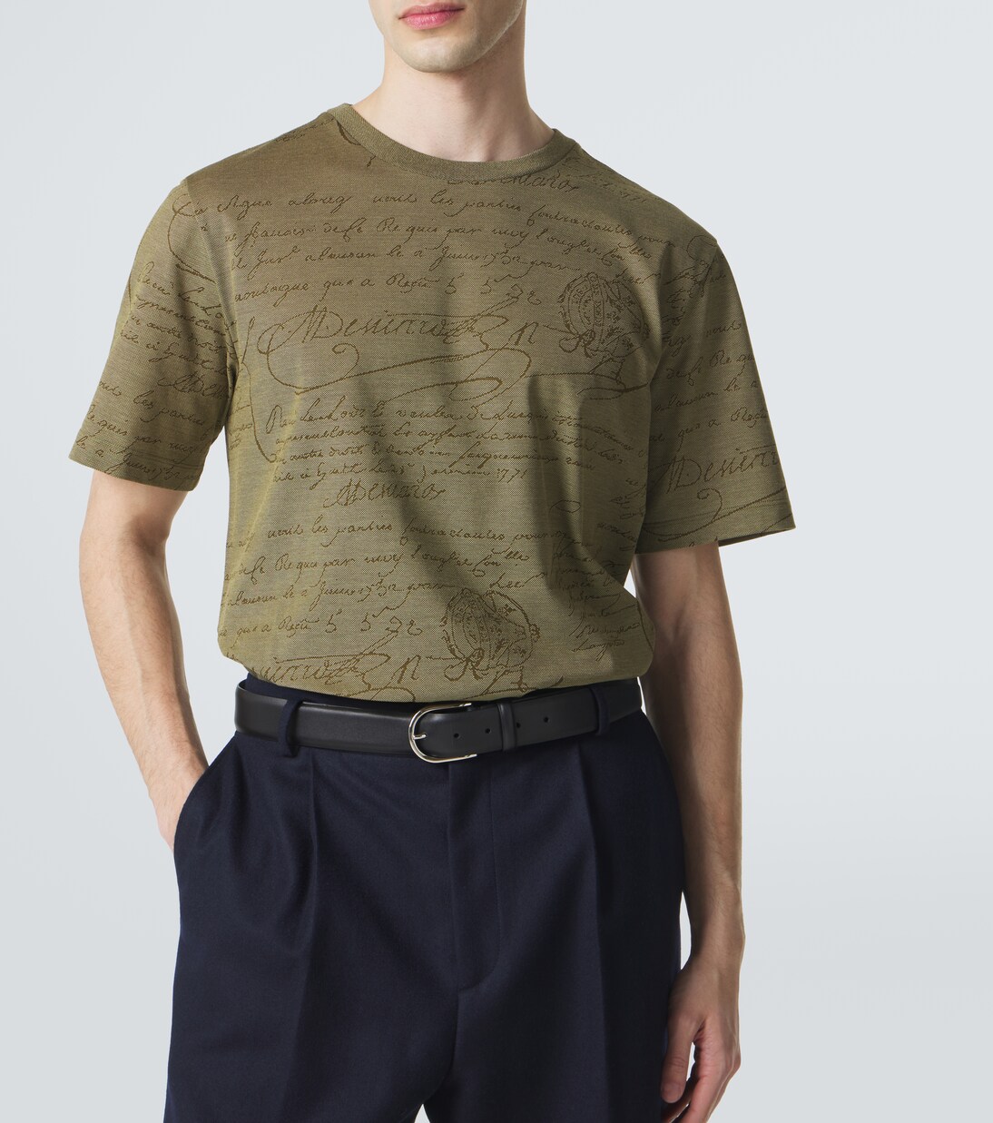 Printed cotton jersey T-shirt | Berluti