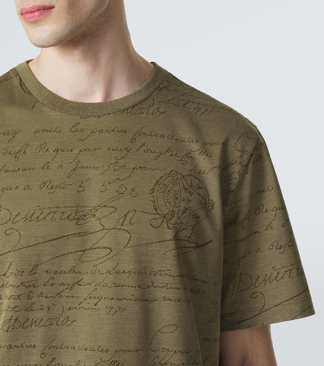 Printed cotton jersey T-shirt | Berluti