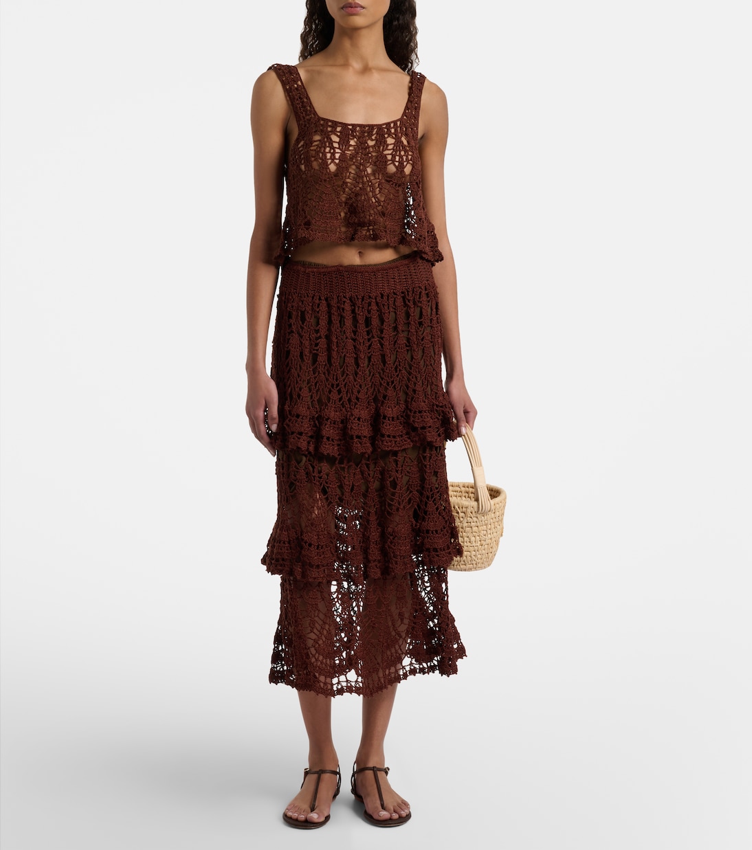 Crochet cotton crop top | Anna Kosturova