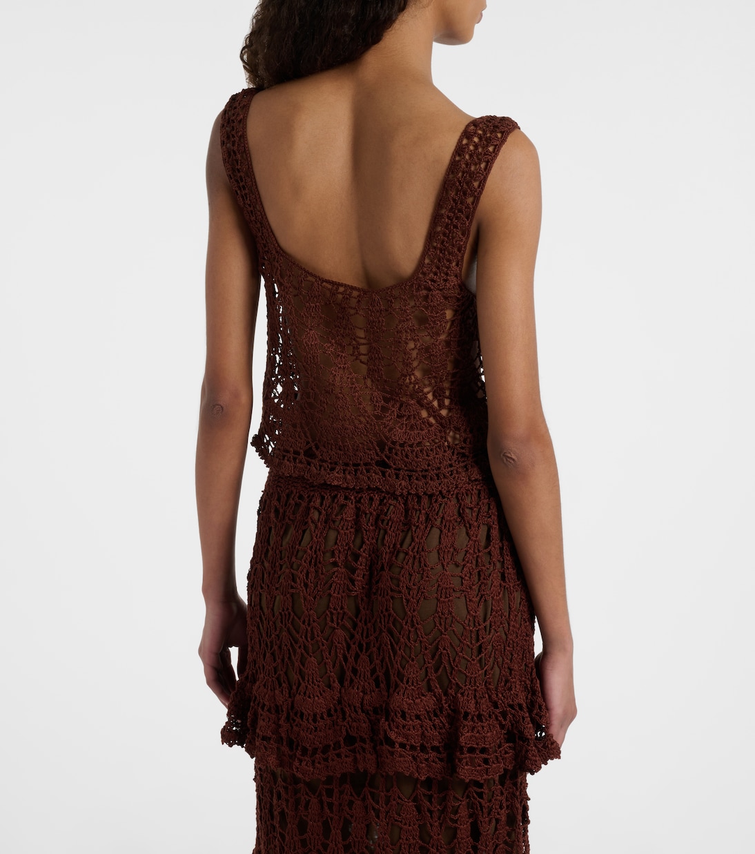 Crochet cotton crop top | Anna Kosturova