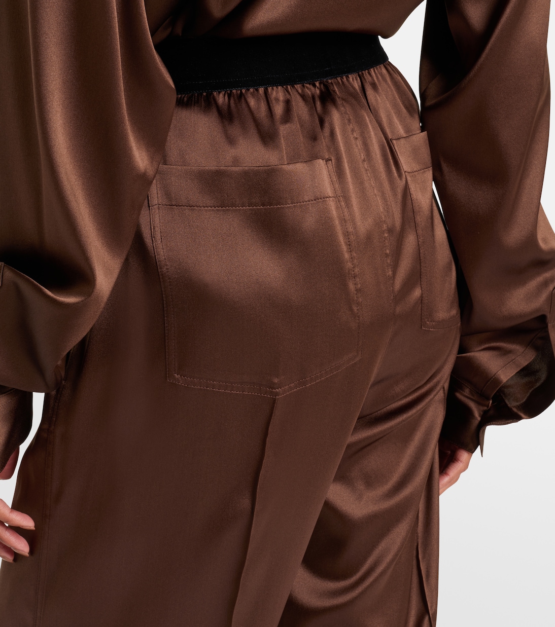 Gerade Hose aus einem Seidengemisch | Tom Ford