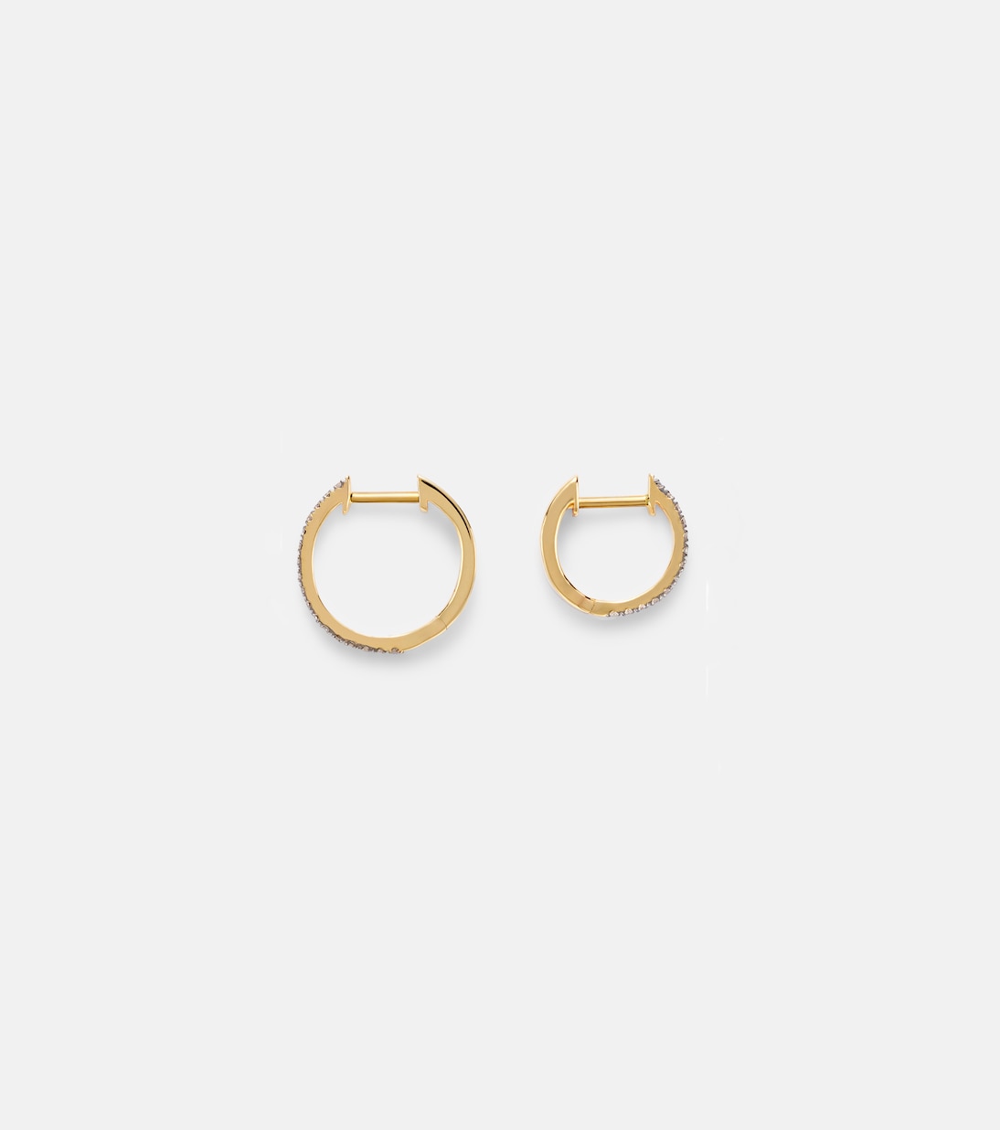 Ohrringe Come Closer aus 10kt Gelbgold mit Diamanten | Stone and Strand