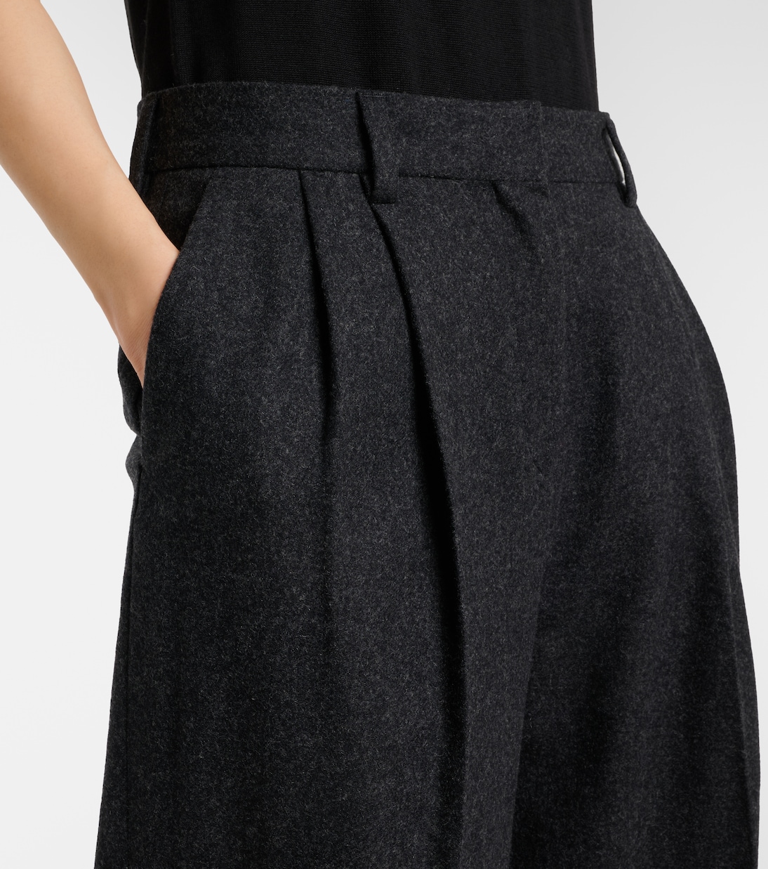 Gerade Hose aus Flanell | Toteme